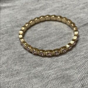 Chico's Gold Bracelet with Pearl Details